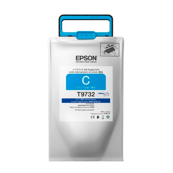 Cartucho de Tinta Original Epson T973 DURABrite Pro Cian