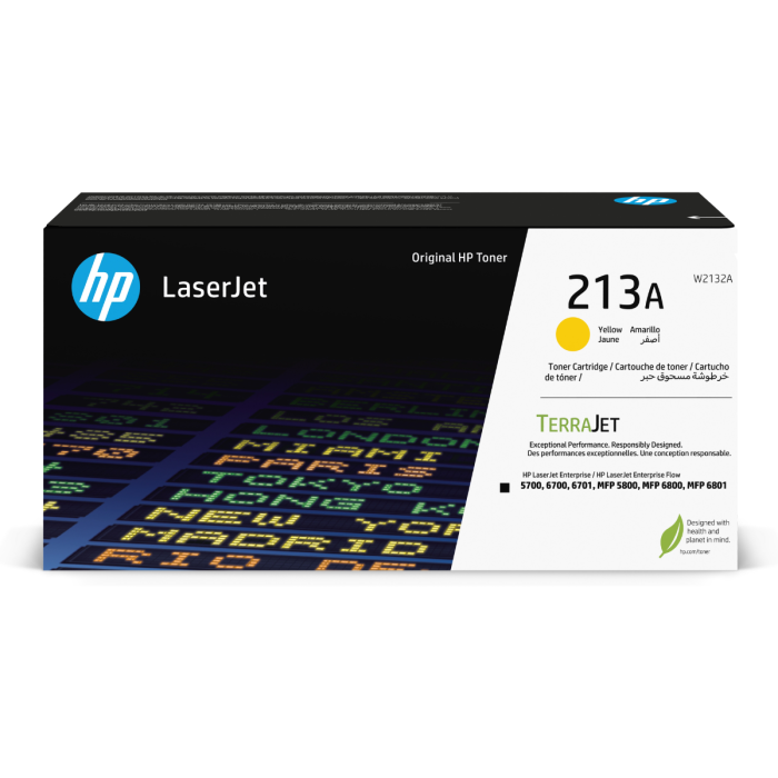 Cartucho de Toner HP 213A Original LaserJet Amarillo