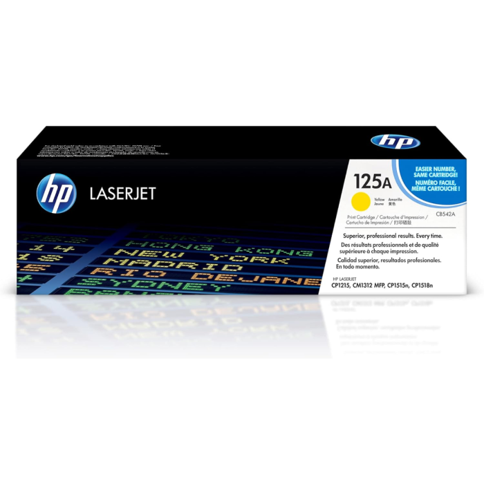 Cartucho de Toner HP 125A LaserJet Amarillo Original