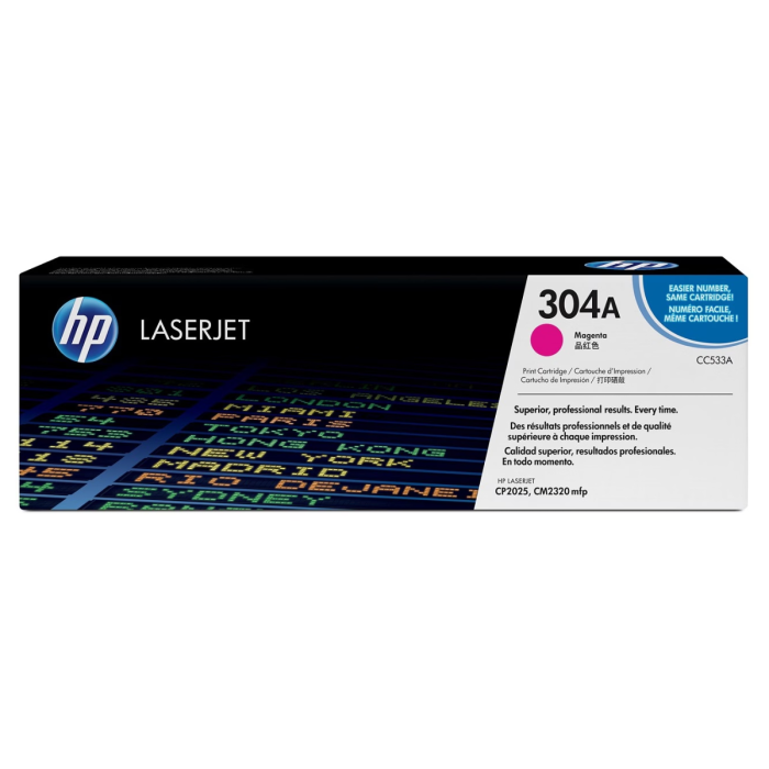 Cartucho de Toner HP 304A LaserJet Magenta Original