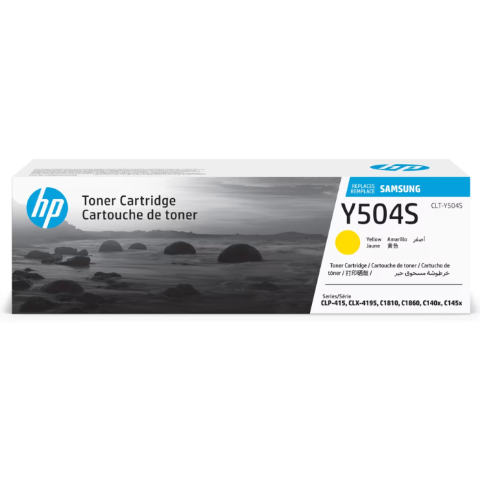 Cartucho de Toner HP Samsung CLT-Y504S Amarillo Original