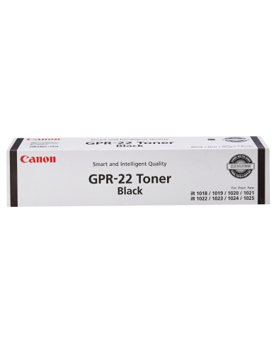Cartucho de Toner Canon GPR-22 Negro, Rinde 8400 Páginas