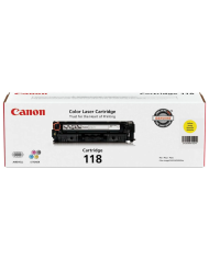 Cartucho de Toner Canon 118 Amarillo, Rinde 2400 Páginas