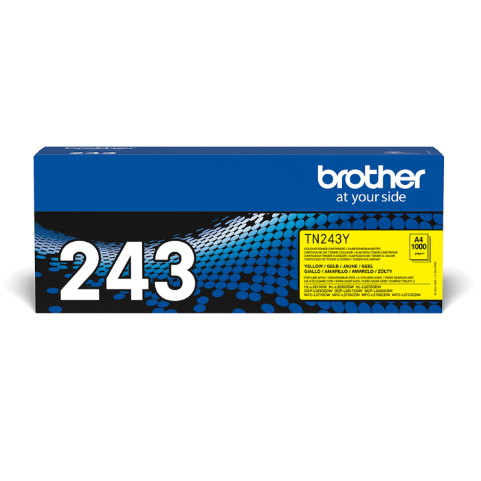 Cartucho de Toner Original Brother TN243Y Amarillo 1.000 páginas