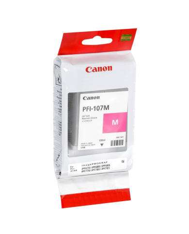 Cartucho de tinta Canon PFI-107 Magenta, 130ml