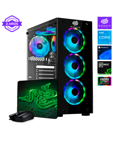 Pc Gamer Cobra Black V1 Intel Core I5-10400, GeForce GTX 1650 4GB