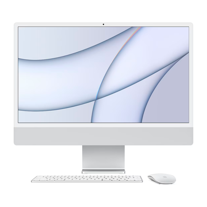 Imac 24" retina 4.5k chip m3 16gb memoria 1tb ssd gpu 10 núcleos plata