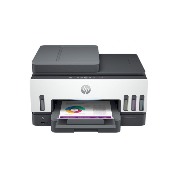 Impresora Multifuncional HP Smart Tank 790 Tinta Continua, Color, Wi-Fi, Dúplex, ADF, Ethernet, Fax