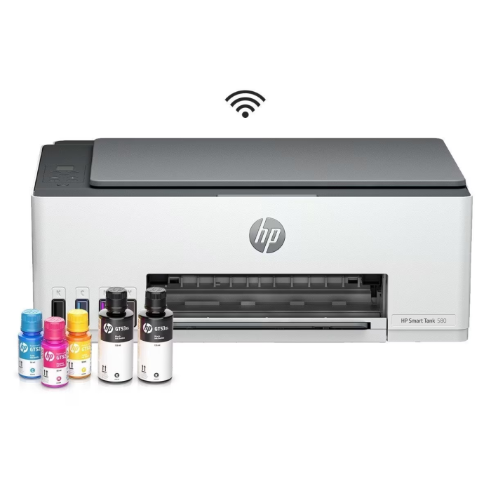 Impresora Multifuncional HP Smart Tank 580 Tinta Continua, Wi-Fi, Smart App, Escaner