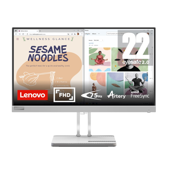 Monitor Lenovo L22e-40, 21.4"VA, 75 Hz, 4ms, 1920 x 1080