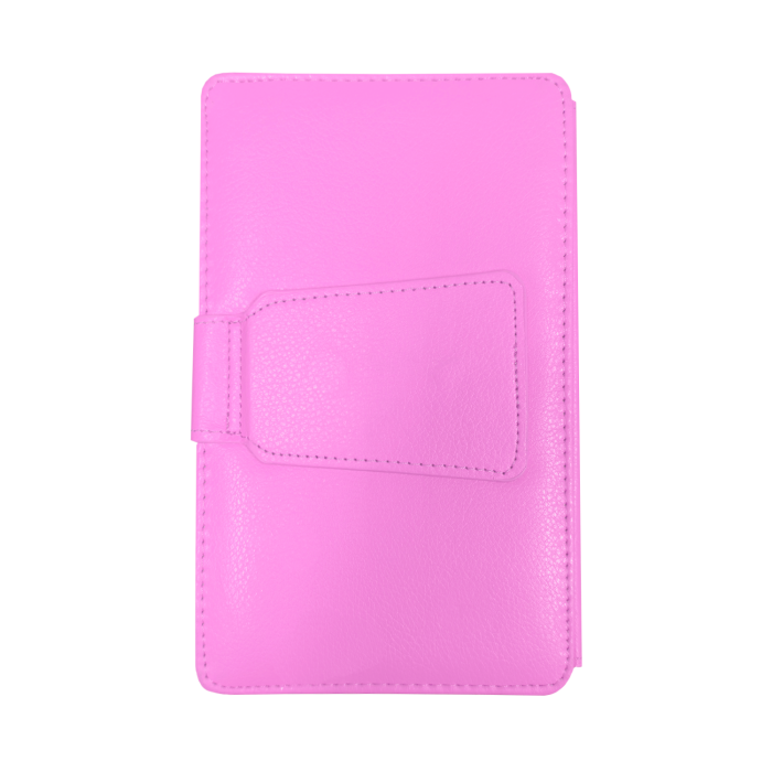 Funda para Tablet Universal T-295 Rosa con Teclado Micro USB