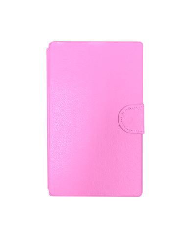 Funda para Tablet Universal T-295 Rosa con Teclado Micro USB