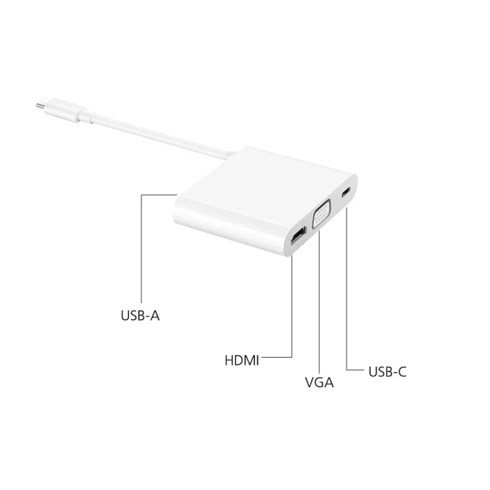 Huawei MateDock 2 Docking Station, USB-C, USB, HDMI, VGA, EMUI 8.0