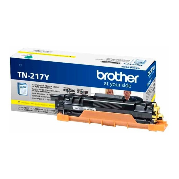 Cartucho de Toner Original Brother TN-217Y Amarillo Alta capacidad