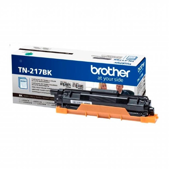 Cartucho de Toner Original Brother TN217BK Negro Alta capacidad