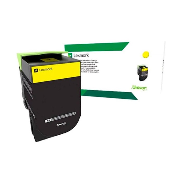 Cartucho de Toner Original Lexmark 78C4UY0 Amarillo Alto rendimiento