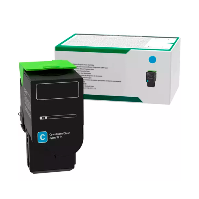 Cartucho de Toner Original Lexmark 78C40C0 Cian