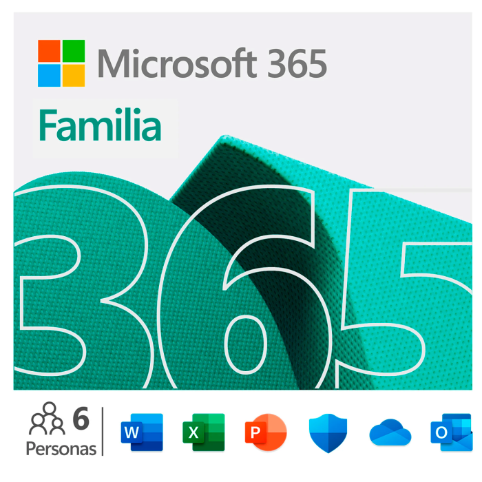 Microsoft Office 365 Familia, 32/64 Bits, 6 Usuarios