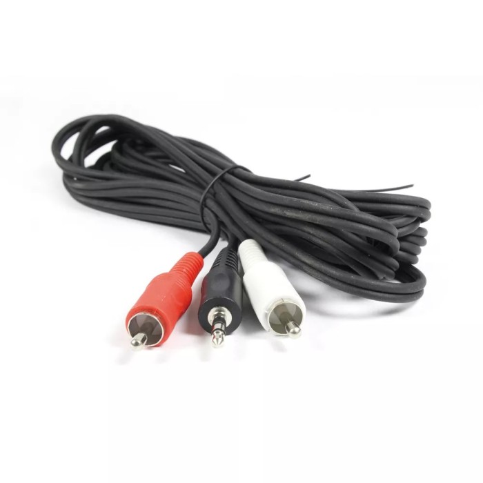 Cable Plug 3.5mm A 2 Rca 1.5 Metros