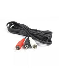 Cable Plug 3.5mm A 2 Rca 1.5 Metros