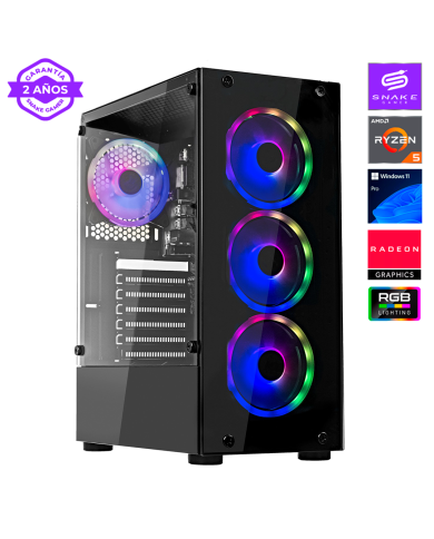 Pc Gamer Vibora Black V1 AMD Ryzen 5 4600G