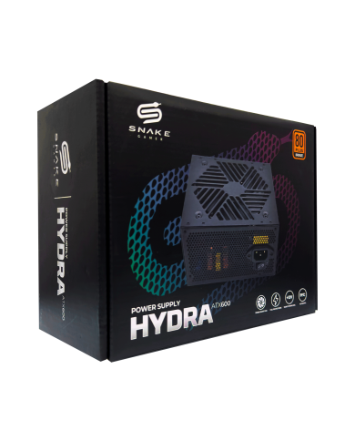 Fuente de Poder Hydra ATX 600W Certificada 80 Plus Bronze | Snake Gamer