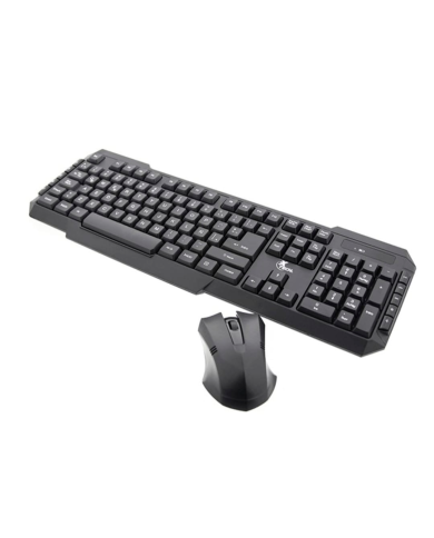 Kit Teclado Mouse Gamer Inalámbrico XTech XTK-309S USB 2.4GHz Español Negro