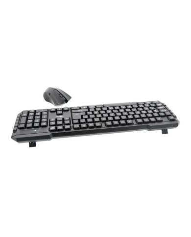 Kit Teclado Mouse Gamer Inalámbrico XTech XTK-309S USB 2.4GHz Español Negro