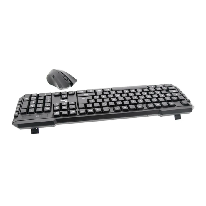 Kit Teclado Mouse Gamer Inalámbrico XTech XTK-309S USB 2.4GHz Español Negro