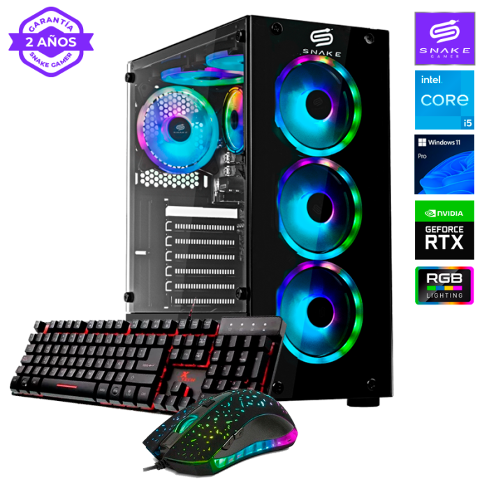 Pc Gamer Cobra Black V3 Intel Core I5-12400F