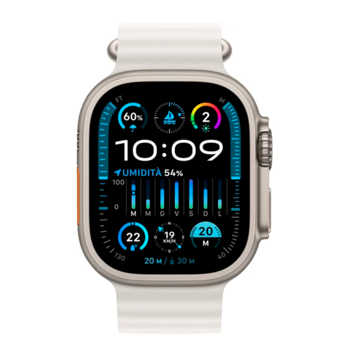 Apple Watch Ultra 2 49mm (GPS + Celular) Titanio, Ocean White