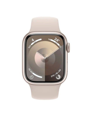 Apple Watch Series 9 41 mm (GPS) Talla S/M Starlight White