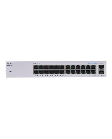 Switch Business Series 110-24T no administrado  24 x 10/100/1000 + 2 x Gigabit SFP combinado