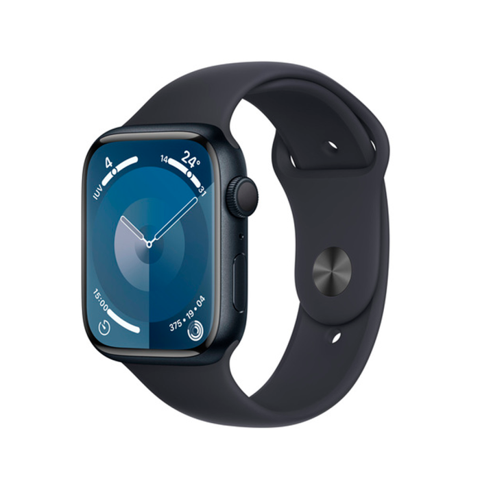 Apple Watch Series 9 41mm GPS Aluminum Case, Midnight , talla M-L