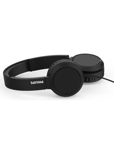 Audífonos Philips Tah4105 Negro Alámbrico Manos Libres Over-Ear