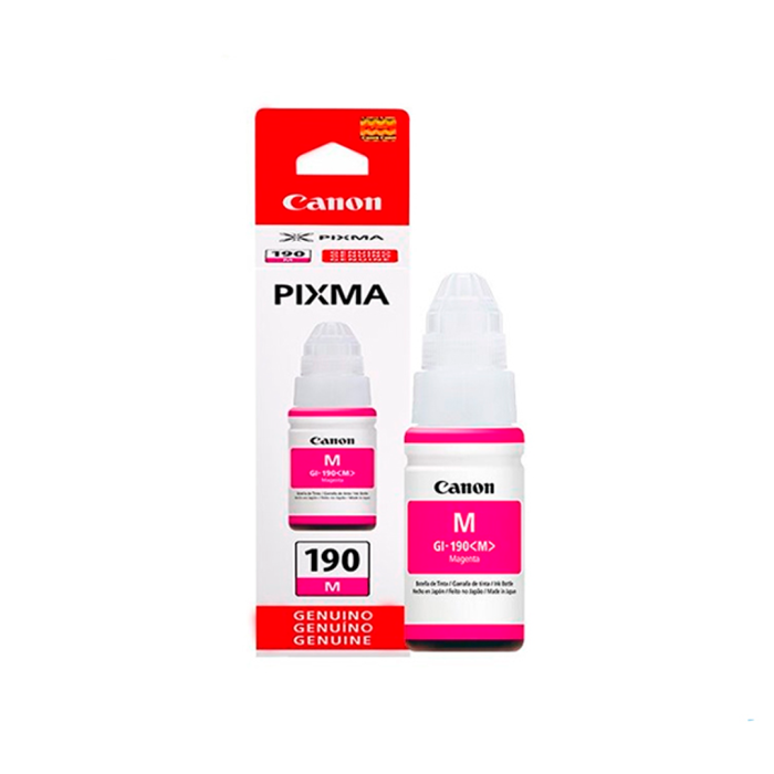 Botella de Tinta HP GI-190 Magenta Original 70 ml (0669C001)