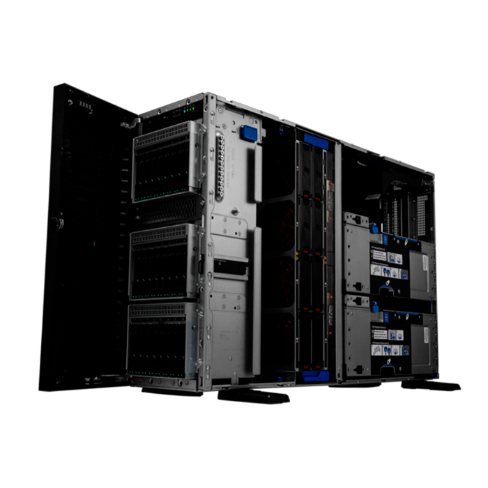 Servidor HPE ProLiant ML350 Gen11 4410Y 2 GHz 12c 1P 64 GB‑R 8 SFF MR408i‑o SSD 2x960GB y fuente redundante 2x800W LA