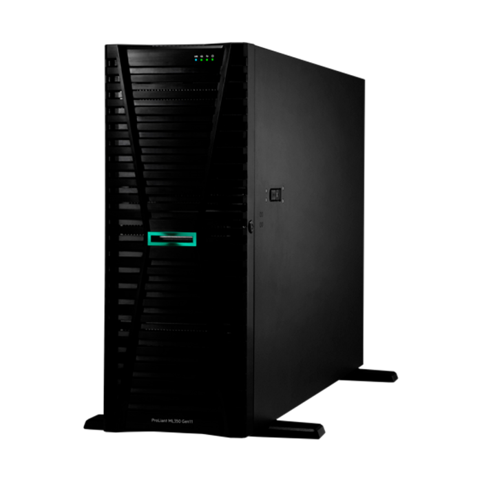 Servidor HPE ProLiant ML350 Gen11 4410Y 2 GHz 12c 1P 64 GB‑R 8 SFF MR408i‑o SSD 2x960GB y fuente redundante 2x800W LA