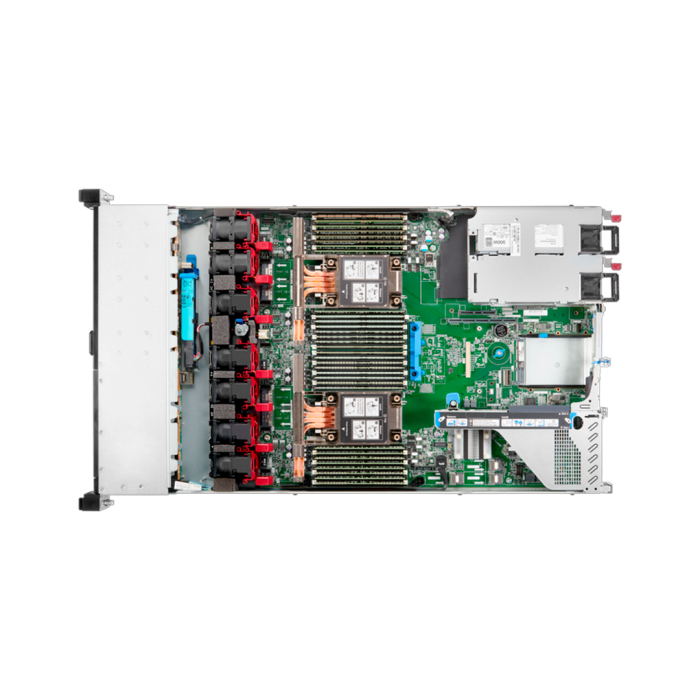 Servidor HPE ProLiant DL360 Gen10 Plus 4310 12c 1P 2 x 32 GB‑R 8 SFF SR416i‑a SSD 2x960GB fuente 2x800W LA