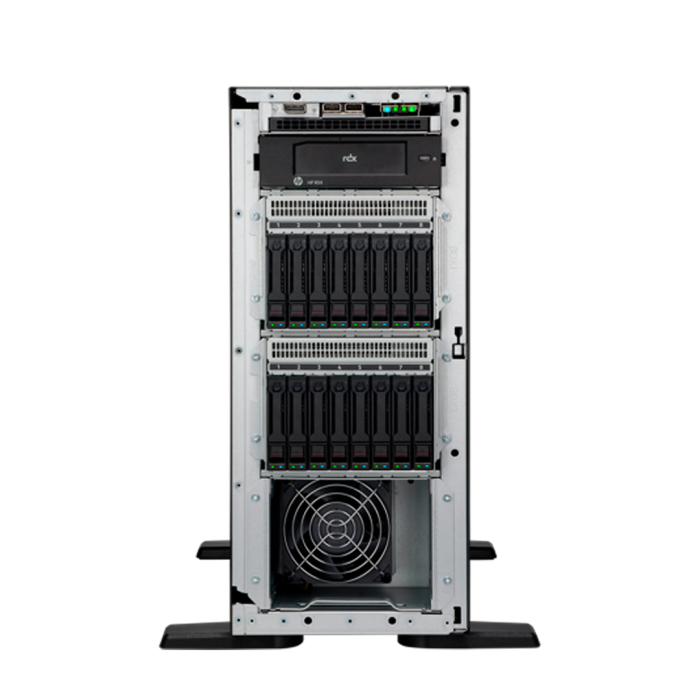 Servidor HPE ProLiant ML110 Gen11 3408U 1.8 GHz 8c 1P 1 x 32 GB‑R 4 LFF 2 HDD de 4 TB fuente de 500 W LA