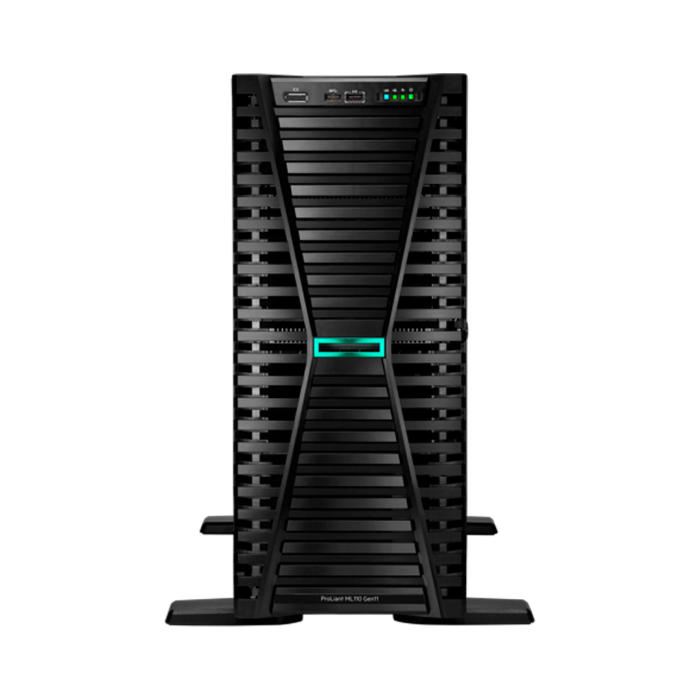 Servidor HPE ProLiant ML110 Gen11 3408U 1.8 GHz 8c 1P 1 x 32 GB‑R 4 LFF 2 HDD de 4 TB fuente de 500 W LA