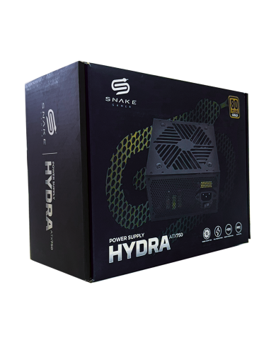 Fuente de Poder Hydra ATX 750W Certificada 80 Plus Gold