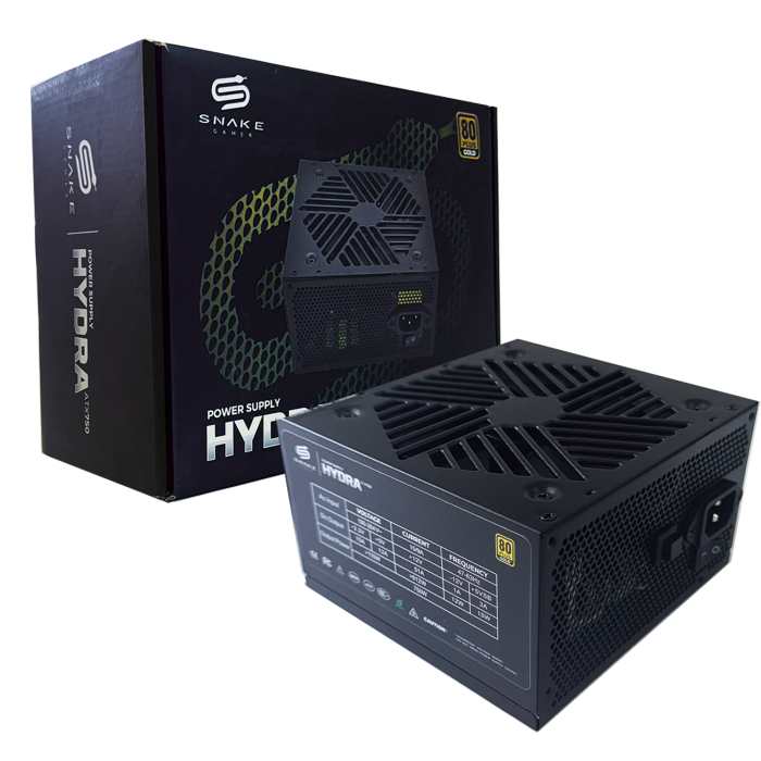 Fuente de Poder Hydra ATX 750W Certificada 80 Plus Gold