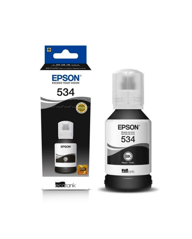 Botella de Tinta Original Epson T534 Negro (T534120-AL)