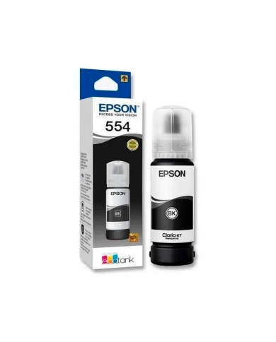 Botella de Tinta Original Epson T554 Negro pigmentado (T554120-AL)