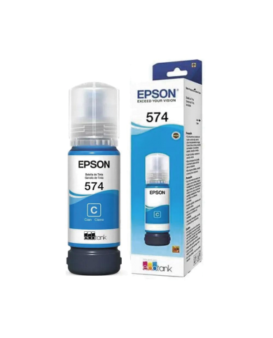 Botella de Tinta Original Epson T574 Cian (T574220-AL)