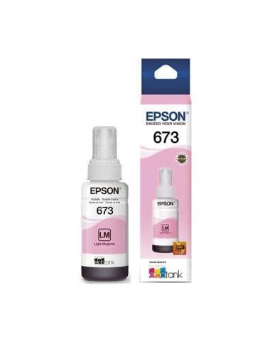 Botella de Tinta Epson T673 Magenta Claro (T673420-AL)