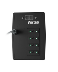 UPS interactiva Forza 500VA/250W, 220V, 4-Italianos RJ11, Torre