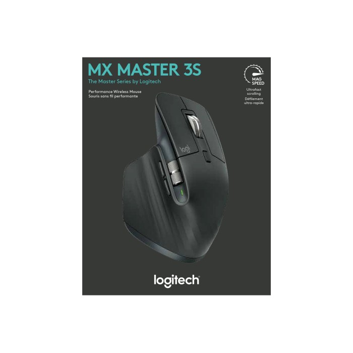 Mouse Inalámbrico Logitech MX Master 3s 8000 DPI Bluetooth 7 Botones