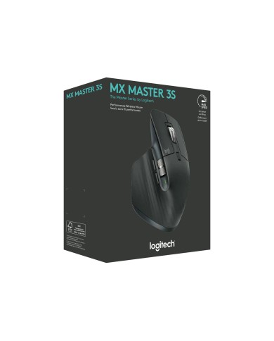 Mouse Inalámbrico Logitech MX Master 3s 8000 DPI Bluetooth 7 Botones